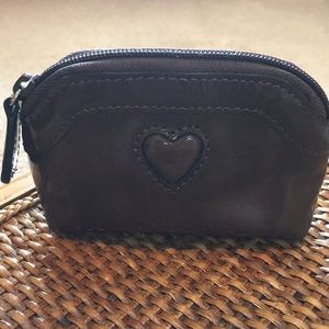 NWOT Brown Patent Leather Brighton Coin Purse perfect condition